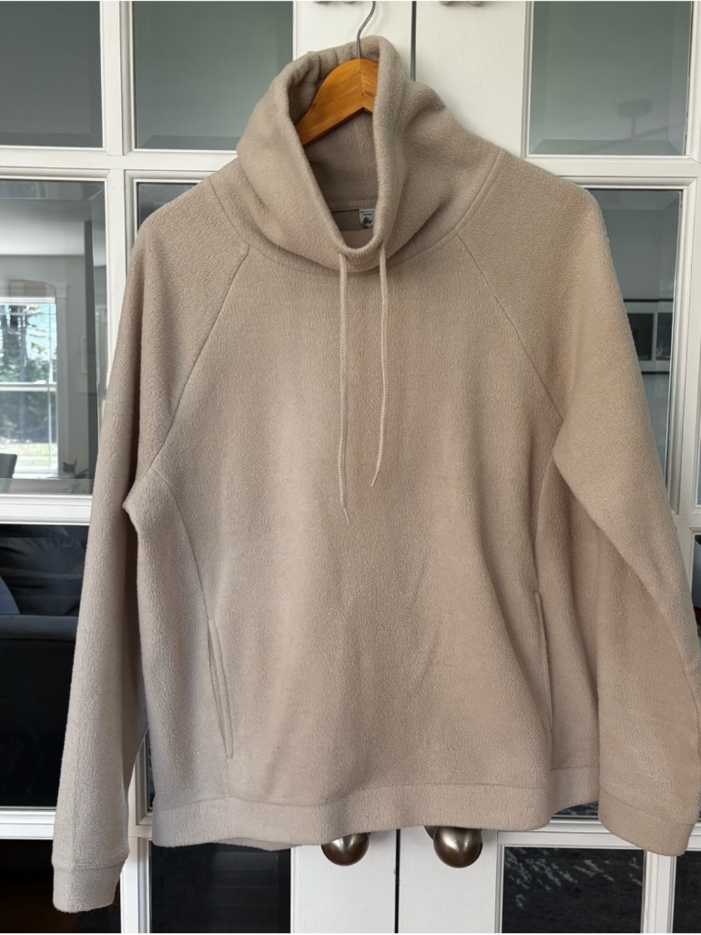 RBX Beige Turtleneck Drawstring Men’s Sweater